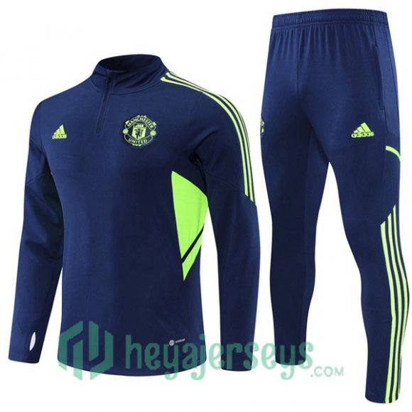 Manchester United Training Jacket Suit Royal Blue 2022/2023
