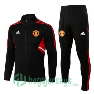 Manchester United Training Jacket Suit Black 2022/2023