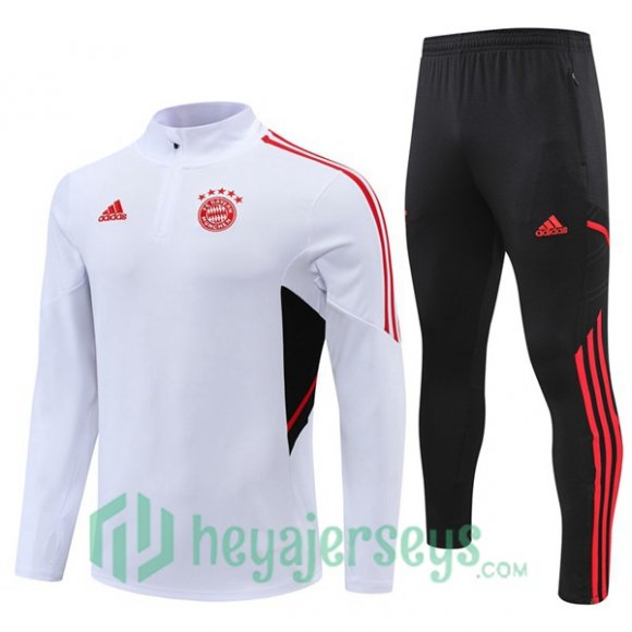 Bayern Munich Training Jacket Suit White 2022/2023