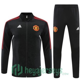 Manchester United Training Jacket Suit Black 2022/2023