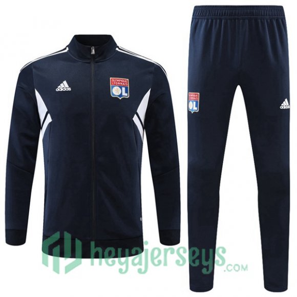 Olympique Lyon Training Jacket Suit Royal Blue 2022/2023