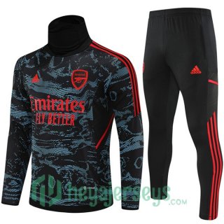 FC Arsenal High collar Training Jacket Suit Blue Red 2022/2023
