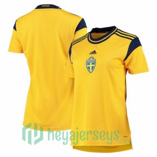 Sweden Womens Home Jersey Yellow Euro 2022