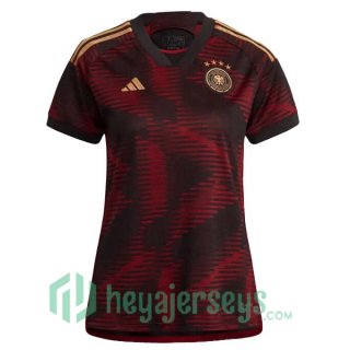 Germany Womens Away Jersey Black 2023/2023