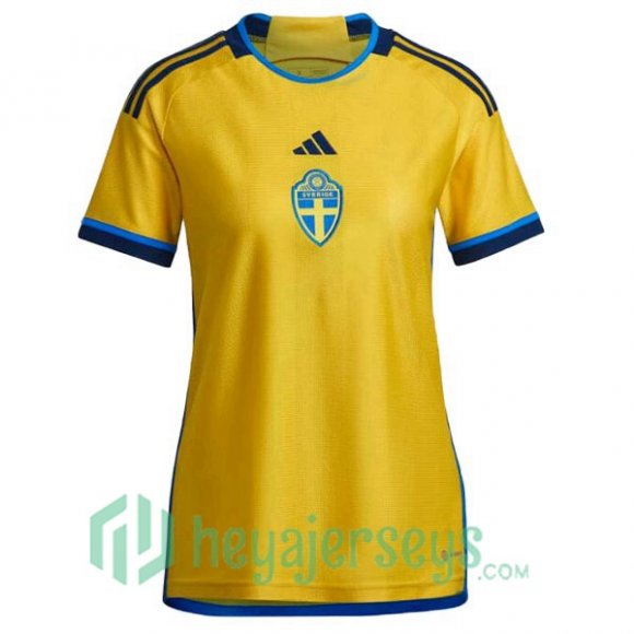 Sweden Womens Home Jersey Yellow 2023/2023