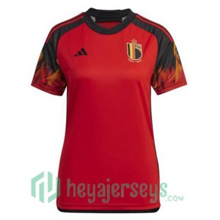 Belgium Womens Home Jersey Red 2023/2023