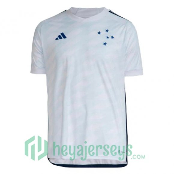 Cruzeiro EC Soccer Jersey Away White 2023/2024