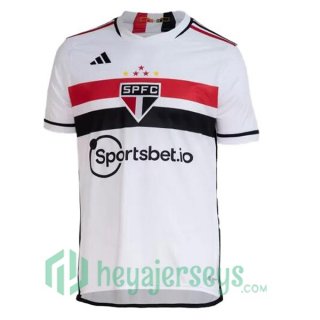 Sao Paulo FC Soccer Jersey Home White 2023/2024