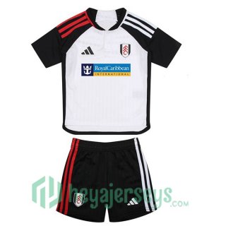 Fulham FC Kids Soccer Jersey Home White 2023/2024
