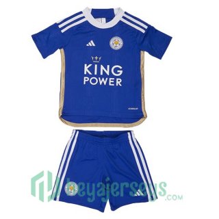 Leicester City Kids Soccer Jersey Home Blue 2023/2024
