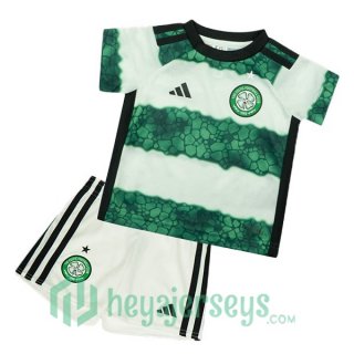 Celtic FC Kids Soccer Jersey Home Green White 2023/2024
