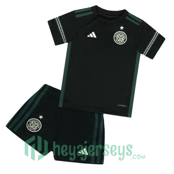 Celtic FC Kids Soccer Jersey Home Black 2023/2024