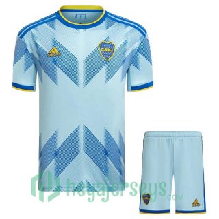 Boca Juniors Kids Soccer Jersey Third Blue 2023/2024