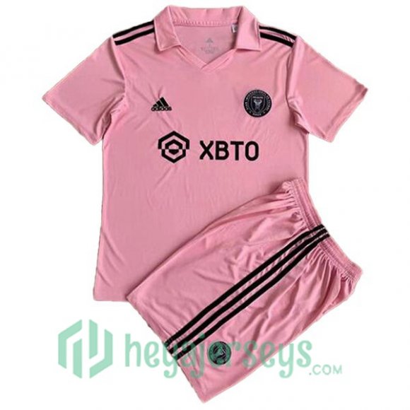 Inter Miami CF Kids Soccer Jersey Home Pink 2023/2024