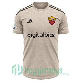 AS Roma Soccer Jersey Away Brown Leaked Version 2023/2024