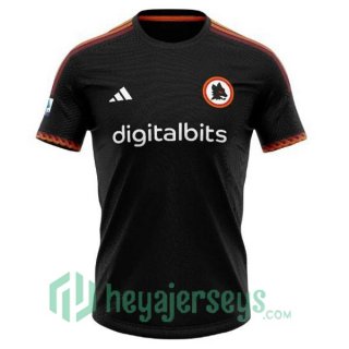 AS Roma Soccer Jersey Third Black Leaked Version 2023/2024