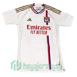 Lyon OL Soccer Jersey Home White Leaked Version 2023/2024