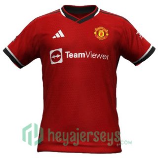 Manchester United Soccer Jersey Home Red Leaked Version 2023/2024