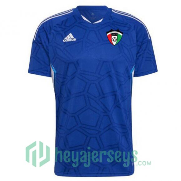 Kuwait Soccer Jersey Home Blue 2023/2024