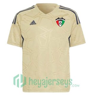 Kuwait Soccer Jersey Away Brown 2023/2024