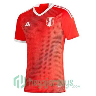 Peru Soccer Jersey Away Red 2023/2024