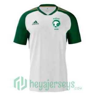Saudi Arabia Soccer Jersey Away White 2023/2024