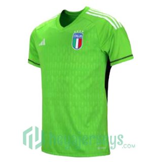 Italy Goalkeeper Soccer Jersey Green 2023/2024