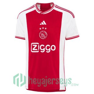 AFC Ajax Soccer Jersey Home Red White 2023/2024