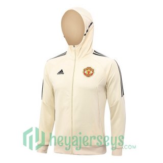 Manchester United Training Jacket Hoodie Brown 2023/2024