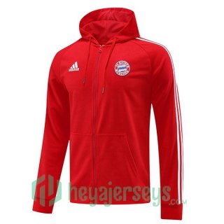 Bayern Munich Training Jacket Hoodie Red 2023/2024