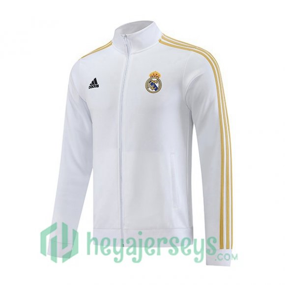 Real Madrid Training Jacket White 2023/2024