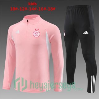 Algeria Kids Training Tracksuit Suit Pink 2023/2024
