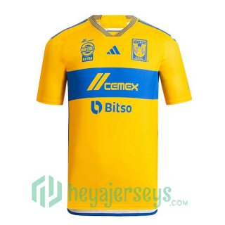 Tigres UANL Soccer Jersey Home Yellow 2023/2024
