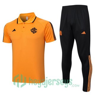 SC Internacional Soccer Polo + Pants Orange 2023/2024