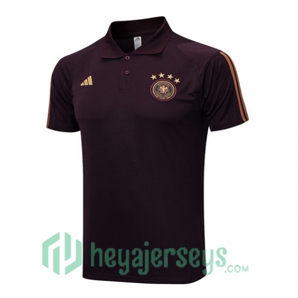 Germany Soccer Polo Brown 2023/2024