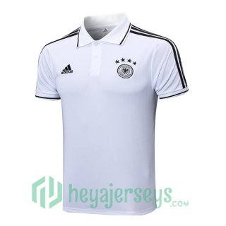 Germany Soccer Polo White 2023/2024