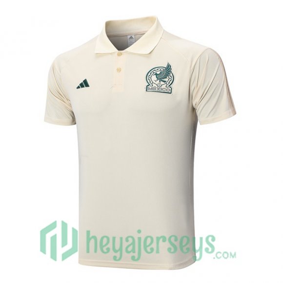 Mexico Soccer Polo Brown 2023/2024