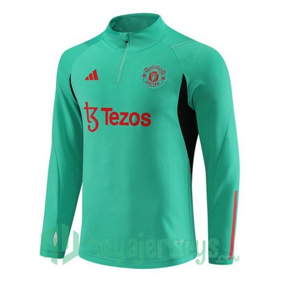 Manchester United Training Sweatshirt Green 2023/2024