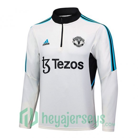 Manchester United Training Sweatshirt White 2023/2024