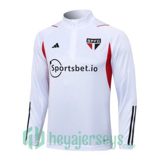 Sao Paulo FC Training Sweatshirt White 2023/2024