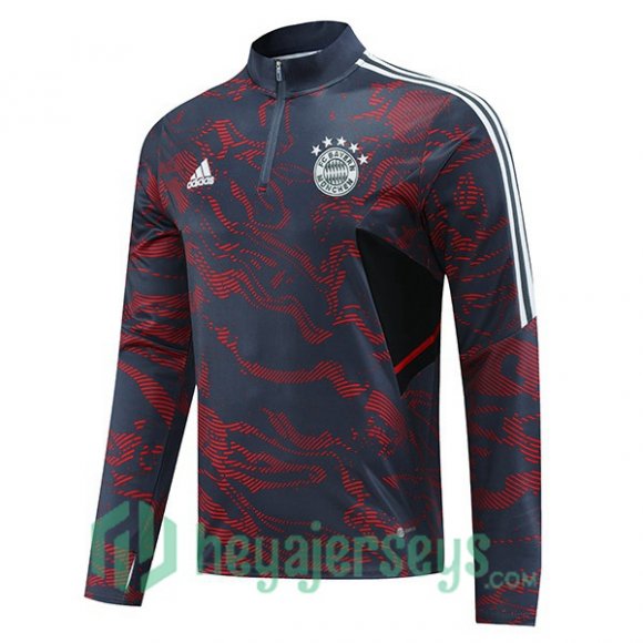 Bayern Munich Training Sweatshirt Red Black 2023/2024