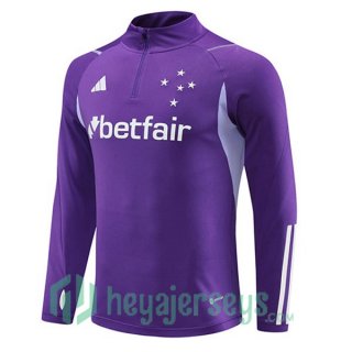 Cruzeiro EC Training Sweatshirt Purple 2023/2024