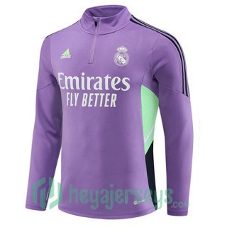 Real Madrid Training Sweatshirt Purple 2023/2024