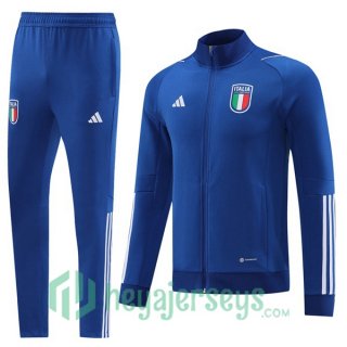 Italy Training Jacket Suit Royal Bluee 2023/2024