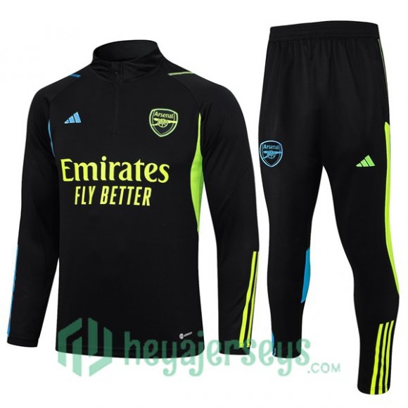 Arsenal Training Tracksuit Suit Black 2023/2024