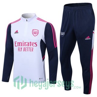 FC Arsenal Training Tracksuit Suit White 2023/2024
