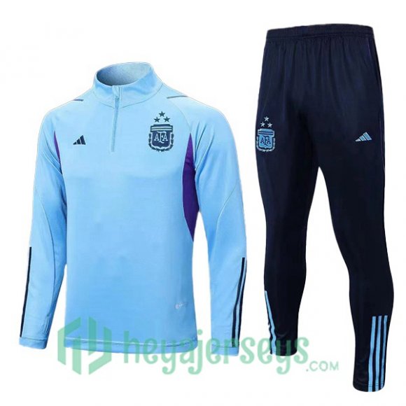 Argentina Training Tracksuit Suit Blue 2023/2024