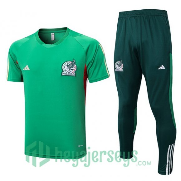 Mexico Training T Shirt + Pants Green 2023/2024