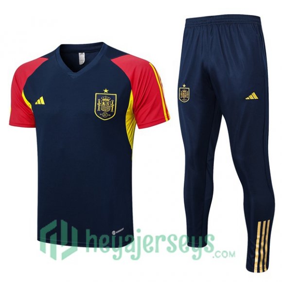 Spain Training T Shirt + Pants Royal Blue 2023/2024