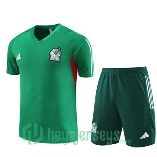 Mexico Training T Shirt + Shorts Green 2023/2024